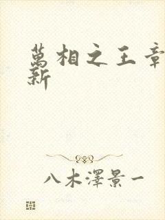 万相之王章节更新