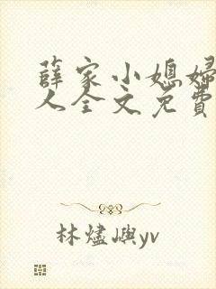 薛家小媳妇笑佳人全文免费阅读笔趣
