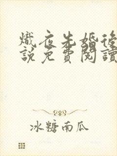 炽夜先婚后爱小说免费阅读