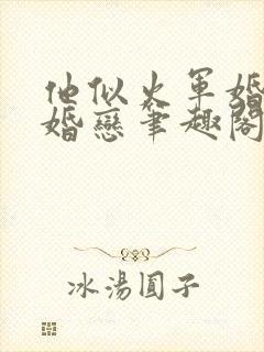 他似火军婚高干婚恋笔趣阁完整版