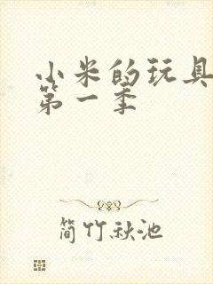 小米的玩具日记第一季封面