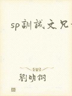 sp训诫文兄妹封面