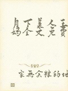月下美人王磊后妈全文免费阅读小说封面