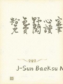 粉色野心家全文免费阅读笔趣阁