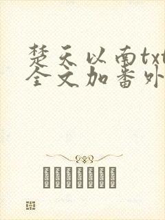楚天以南txt全文加番外未删减免费阅读