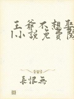 王爷不想娶亲gl小说免费阅读封面
