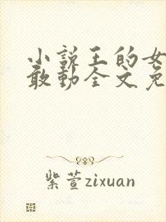 小说王的女人谁敢动全文免费阅读封面