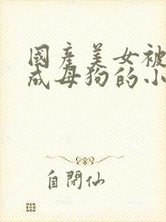 国产美女被调教成母狗的小说