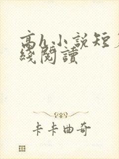 高h小说短篇在线阅读