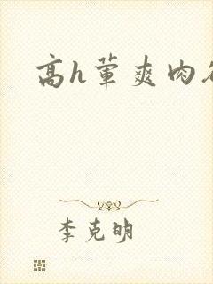 高h荤爽肉欲文