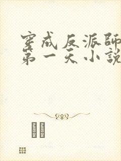 穿成反派师尊的第一天小说免费封面