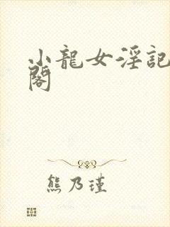 小龙女淫记笔趣阁