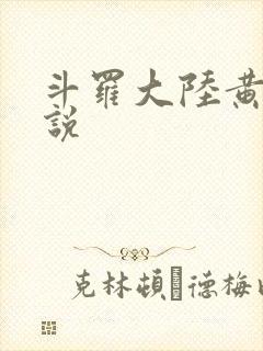 斗罗大陆黄化小说