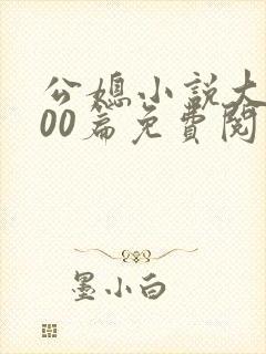 公媳小说大全100篇免费阅读全文