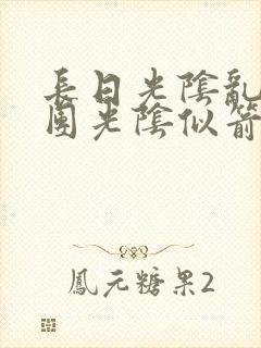 长日光阴乱作一团光阴似箭笔渺