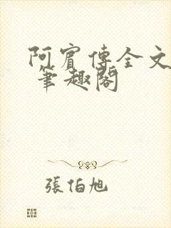 阿宾传全文阅读 笔趣阁