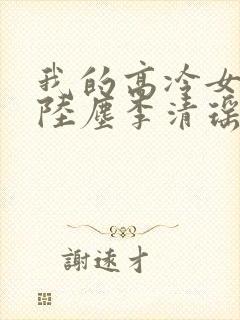 我的高冷女总裁陆尘李清瑶封面