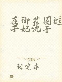 在御花园进入太子妃沈音