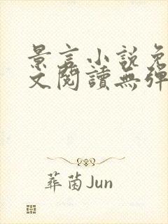 景言小说免费全文阅读无弹窗