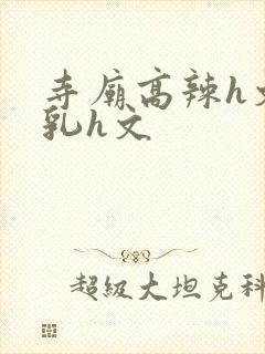 寺庙高辣h文乱乳h文