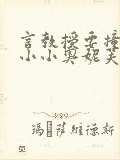 言教授要撞坏了小小奥妮芙原文封面
