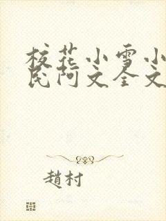 校花小雪小柔阿民阿文全文阅读小说