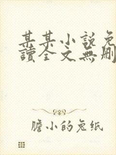 某某小说免费阅读全文无删减版