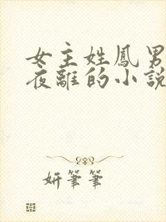 女主姓凤男主叫夜离的小说