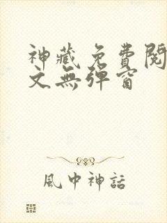 神藏免费阅读全文无弹窗