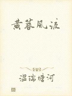 黄蓉风流封面