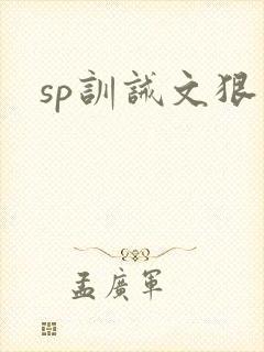 sp训诫文狠文