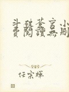 斗破苍穹小说免费阅读无删减全文封面