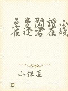 免费阅读小说此夜逢君在线阅读全文