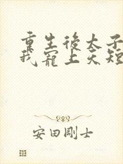 重生后太子爷把我宠上天短剧在线观看