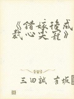 《错嫁后成了总裁心尖宠》