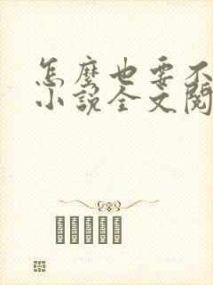 怎么也要不够她小说全文阅读封面
