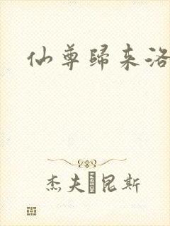 仙尊归来洛尘