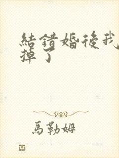 结错婚后我离不掉了封面