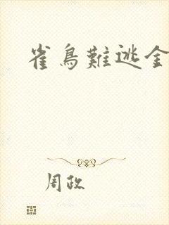 雀鸟难逃金笼封面