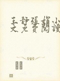 王静张娟小说全文免费阅读封面