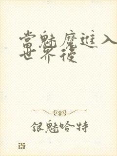 当魅魔进入快穿世界后封面