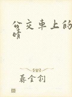 公交车上的诗请晴封面