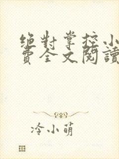 绝对掌控小说免费全文阅读笔趣阁