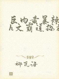 巨肉黄暴辣文高h文霸道总裁
