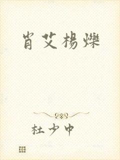 肖艾杨烁