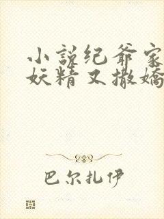 小说纪爷家的小妖精又撒娇了全文阅读封面