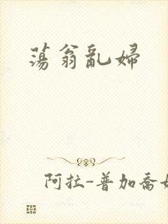 荡翁乱妇