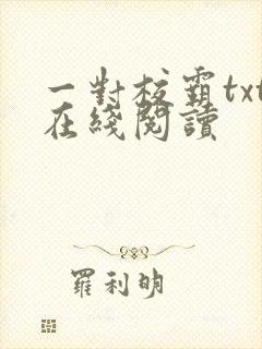 一对校霸txt在线阅读