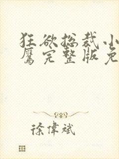狂欲总裁小说雷鹰完整版免费阅读