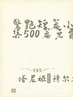 惊艳短篇小说合集500篇免费阅读全文封面
